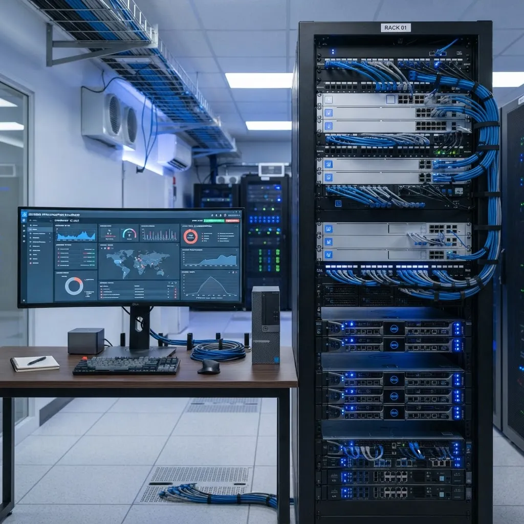 Moderne IT- und Netzwerk-Infrastruktur für Geschäftskunden